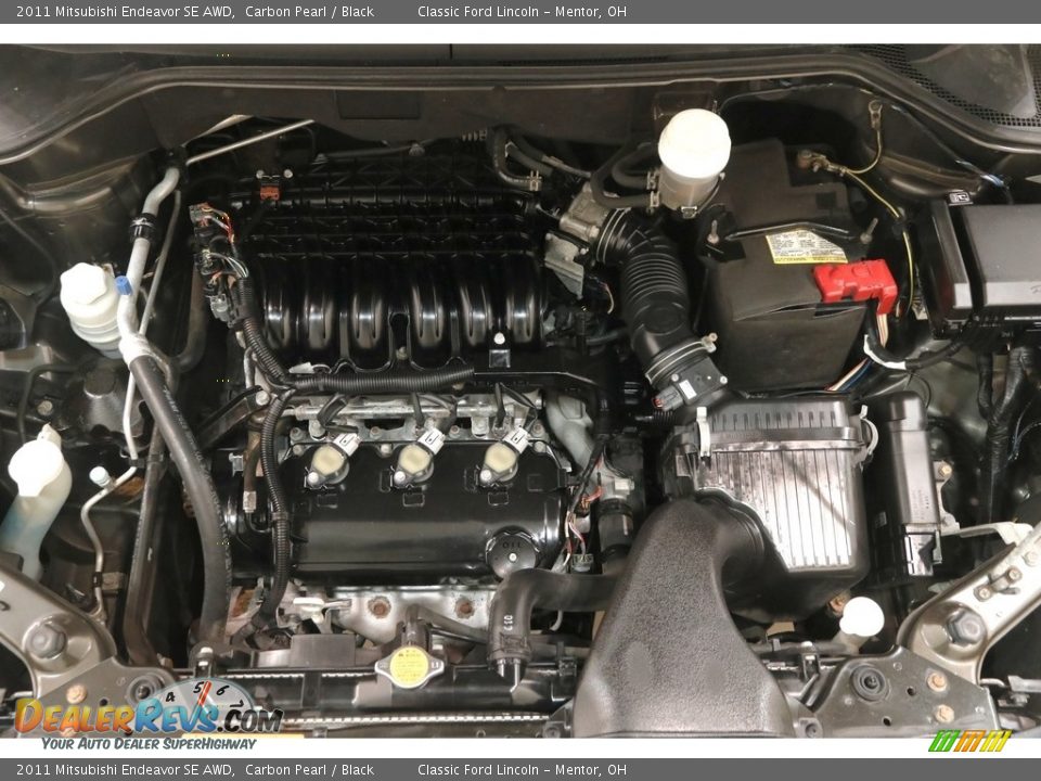 2011 Mitsubishi Endeavor SE AWD Carbon Pearl / Black Photo #20