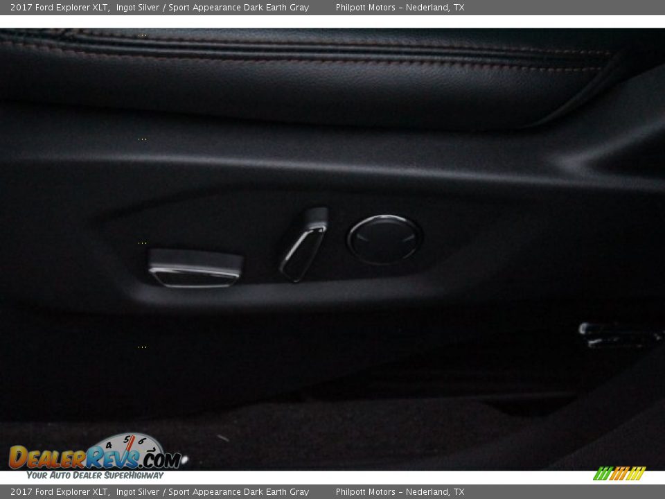 2017 Ford Explorer XLT Ingot Silver / Sport Appearance Dark Earth Gray Photo #11