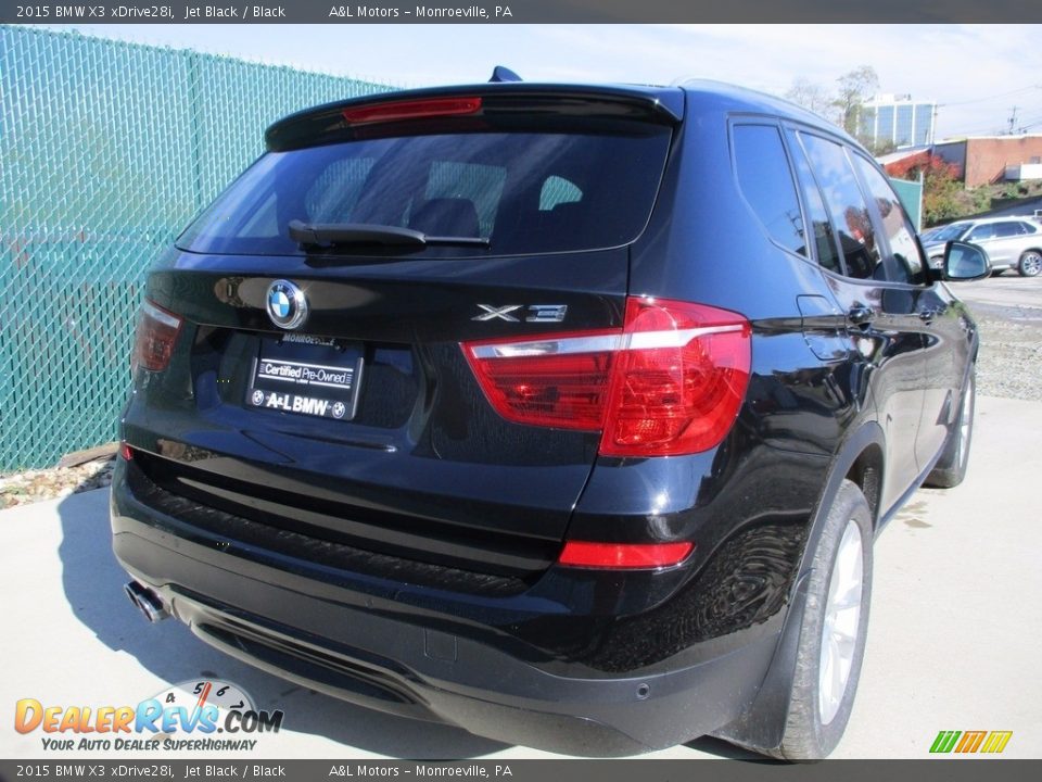 2015 BMW X3 xDrive28i Jet Black / Black Photo #3