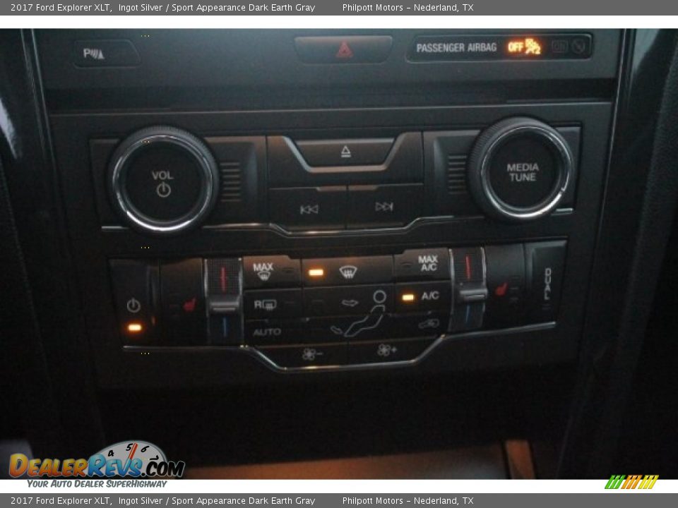 2017 Ford Explorer XLT Ingot Silver / Sport Appearance Dark Earth Gray Photo #14