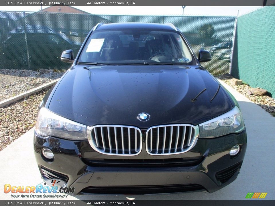 2015 BMW X3 xDrive28i Jet Black / Black Photo #7