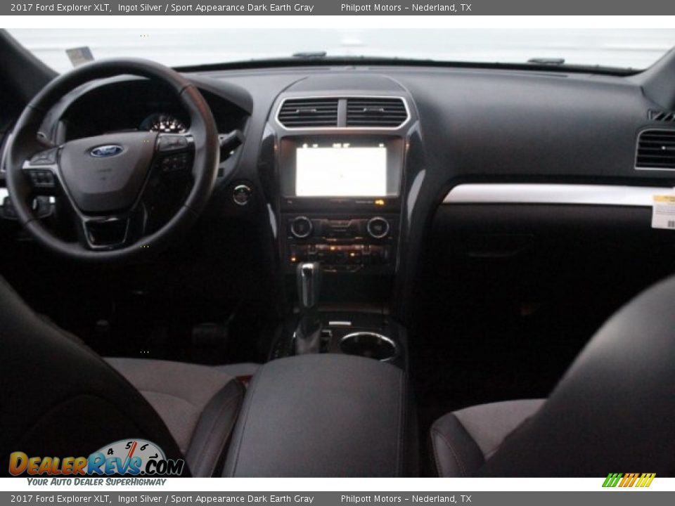 2017 Ford Explorer XLT Ingot Silver / Sport Appearance Dark Earth Gray Photo #21