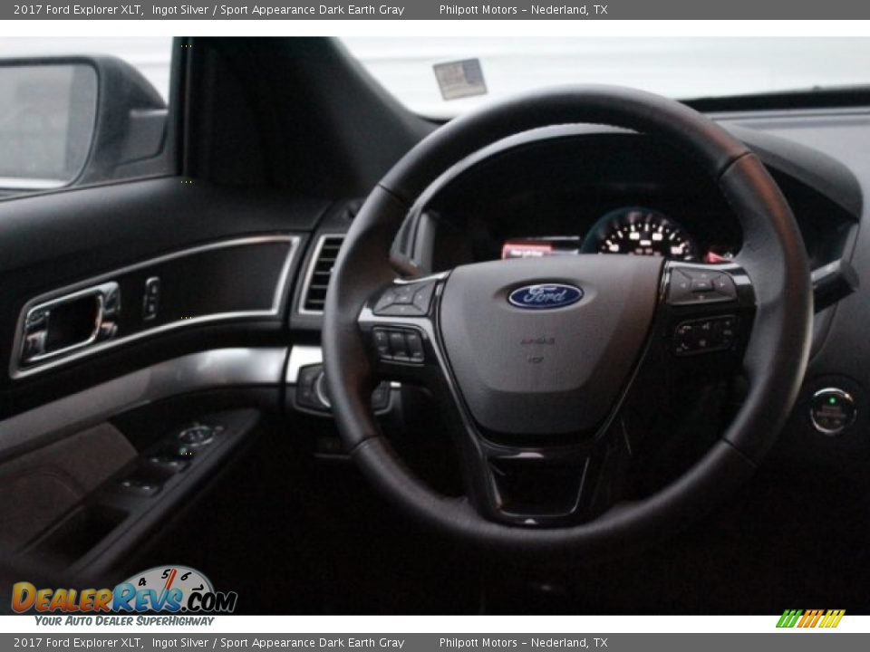 2017 Ford Explorer XLT Ingot Silver / Sport Appearance Dark Earth Gray Photo #22