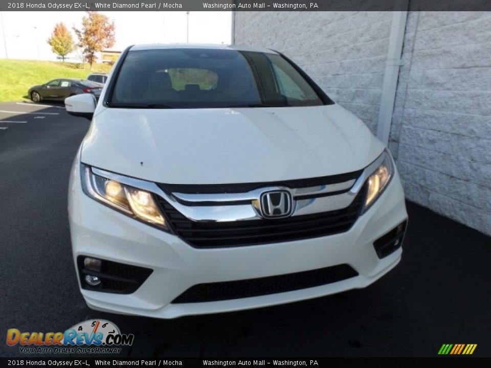2018 Honda Odyssey EX-L White Diamond Pearl / Mocha Photo #3
