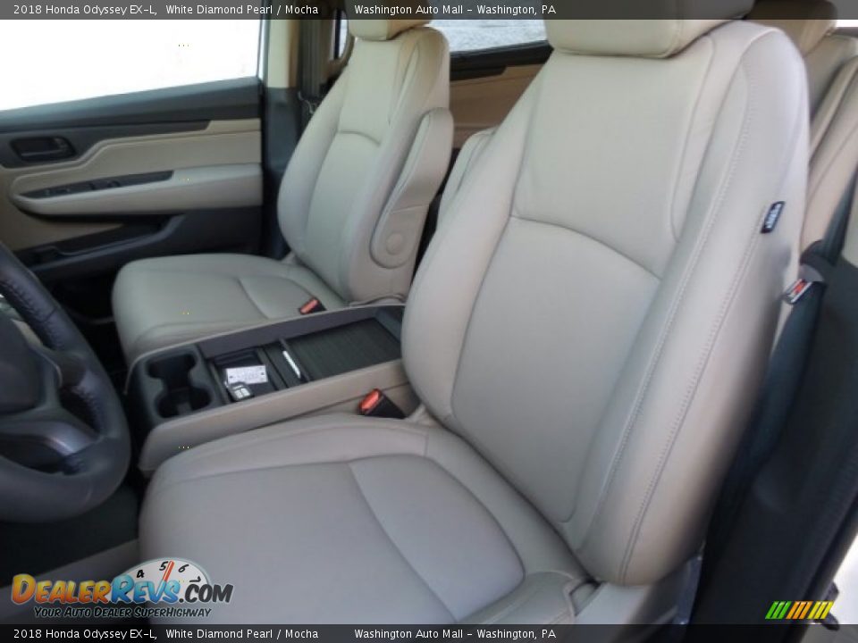 2018 Honda Odyssey EX-L White Diamond Pearl / Mocha Photo #9