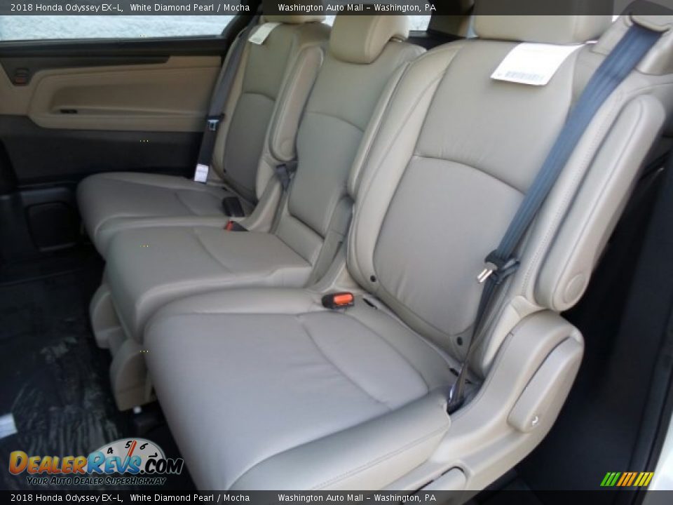 2018 Honda Odyssey EX-L White Diamond Pearl / Mocha Photo #10
