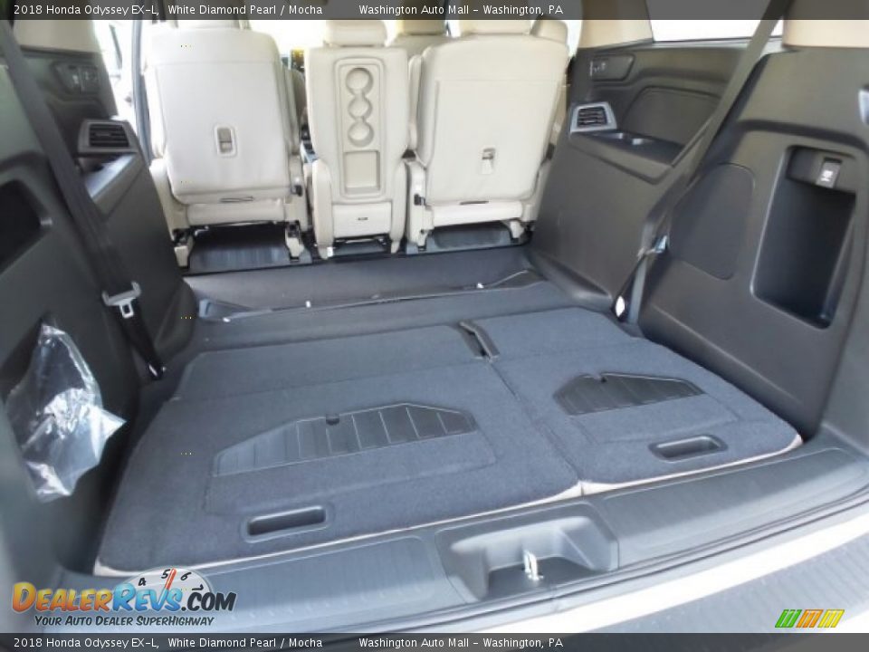 2018 Honda Odyssey EX-L White Diamond Pearl / Mocha Photo #12