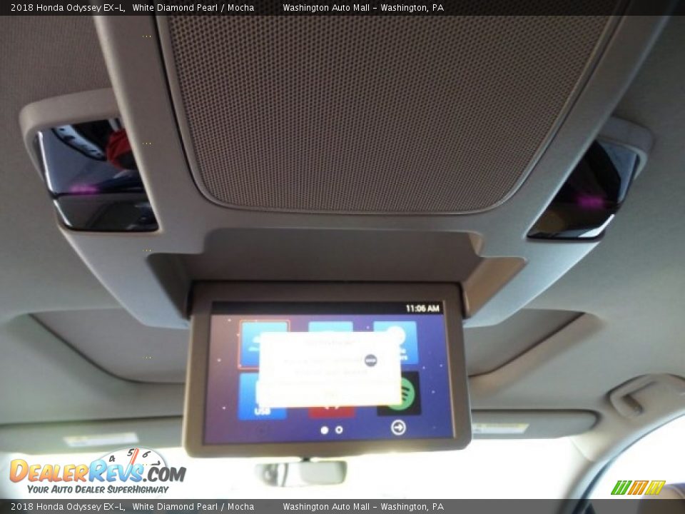 2018 Honda Odyssey EX-L White Diamond Pearl / Mocha Photo #13