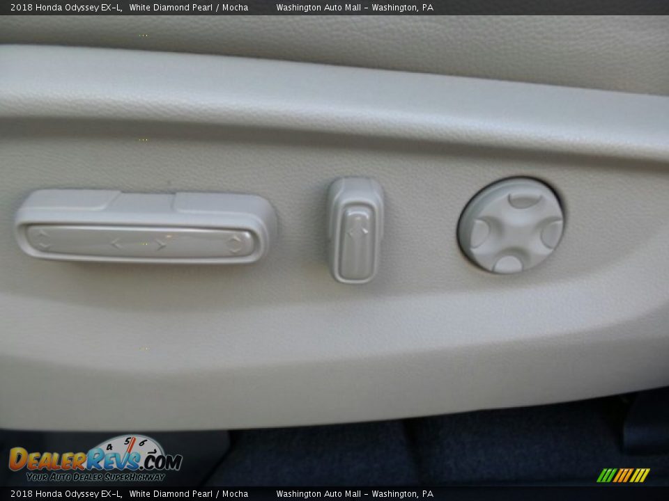 2018 Honda Odyssey EX-L White Diamond Pearl / Mocha Photo #15