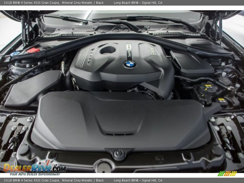 2018 BMW 4 Series 430i Gran Coupe Mineral Grey Metallic / Black Photo #8