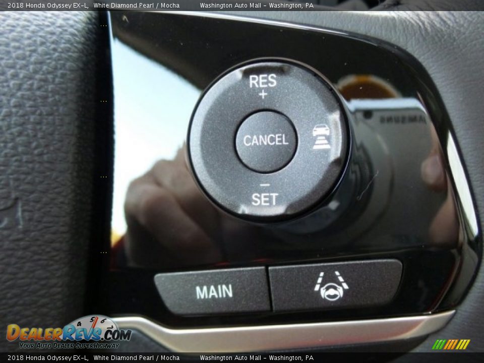 2018 Honda Odyssey EX-L White Diamond Pearl / Mocha Photo #21
