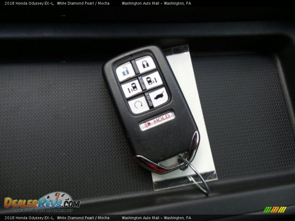 2018 Honda Odyssey EX-L White Diamond Pearl / Mocha Photo #29