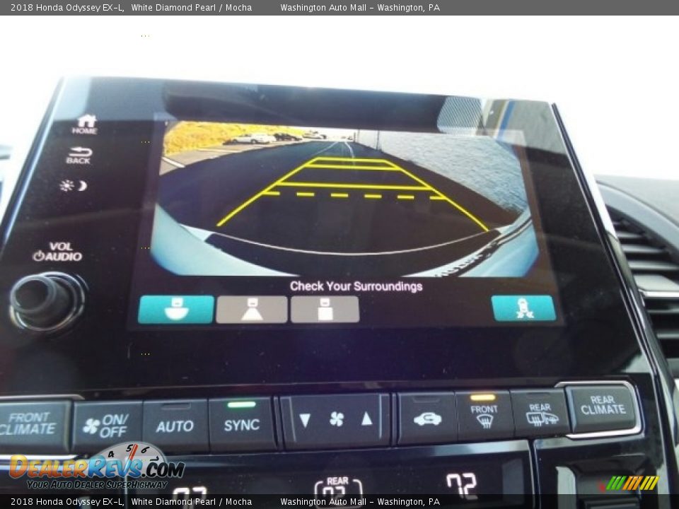 2018 Honda Odyssey EX-L White Diamond Pearl / Mocha Photo #30