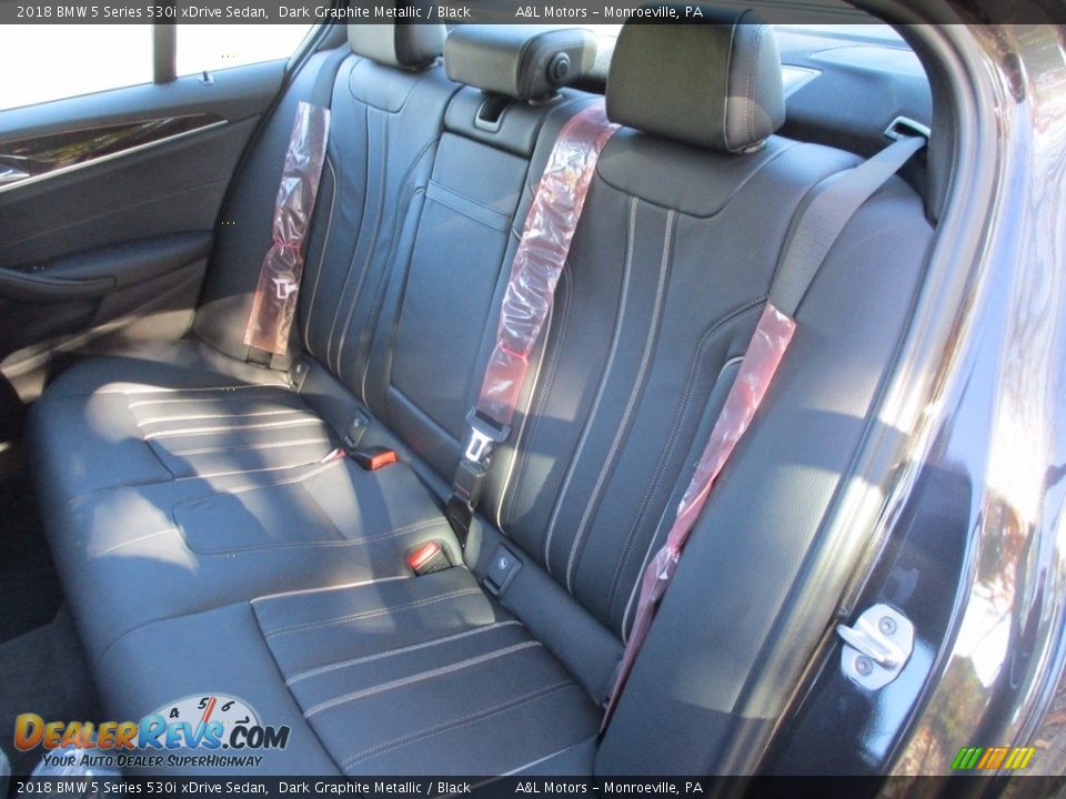 2018 BMW 5 Series 530i xDrive Sedan Dark Graphite Metallic / Black Photo #11