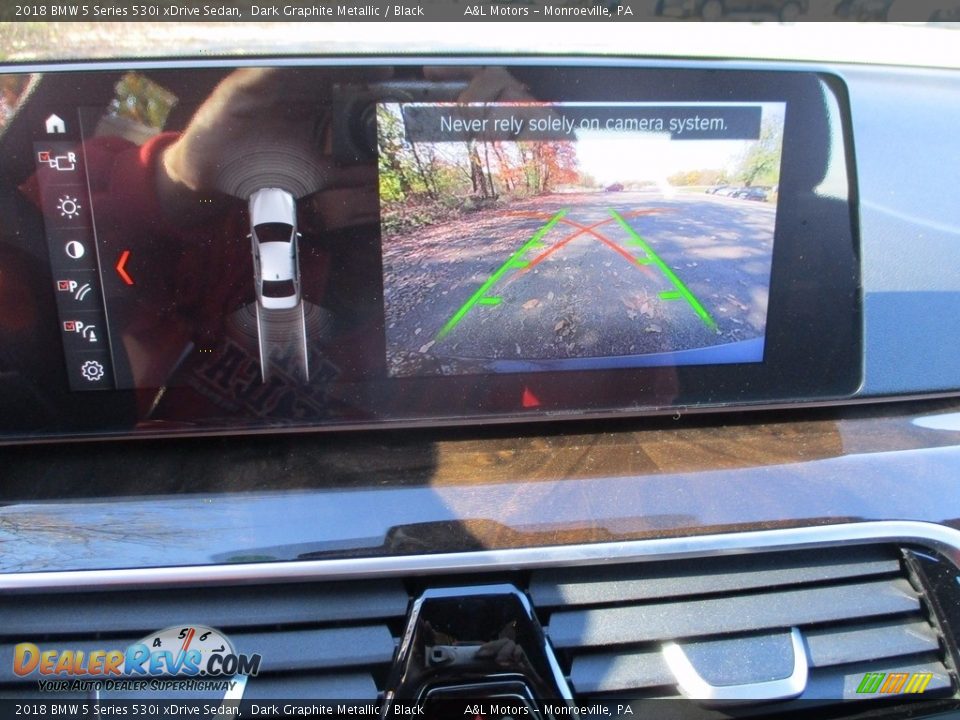 2018 BMW 5 Series 530i xDrive Sedan Dark Graphite Metallic / Black Photo #16