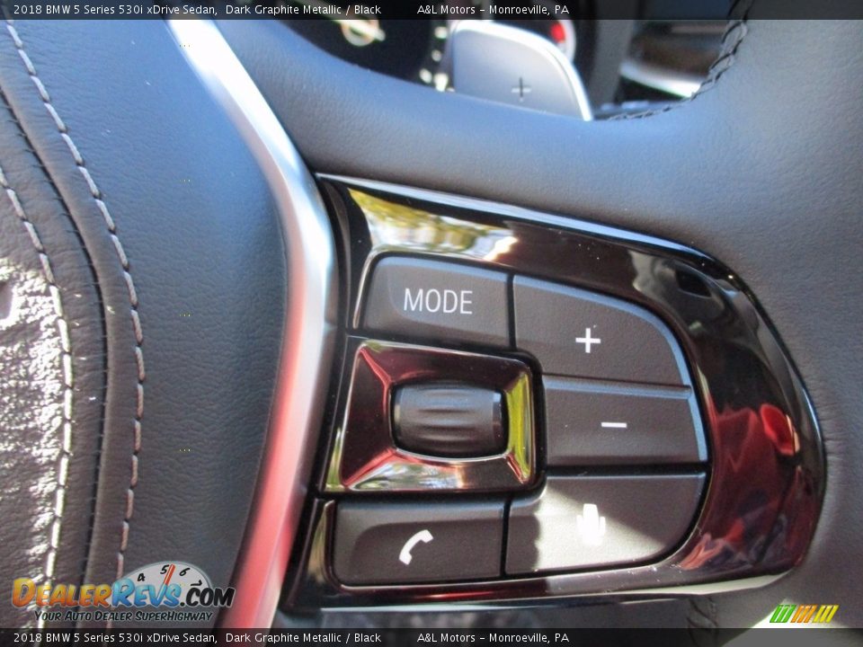 Controls of 2018 BMW 5 Series 530i xDrive Sedan Photo #17