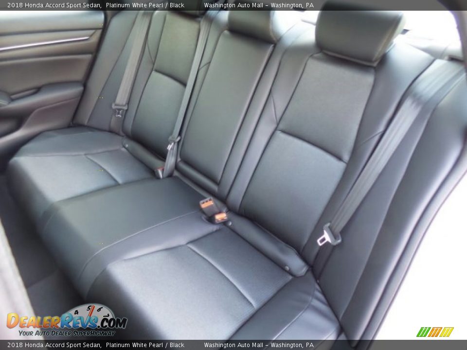 2018 Honda Accord Sport Sedan Platinum White Pearl / Black Photo #10