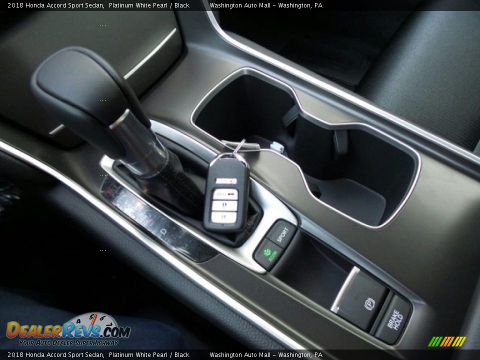 2018 Honda Accord Sport Sedan Platinum White Pearl / Black Photo #27