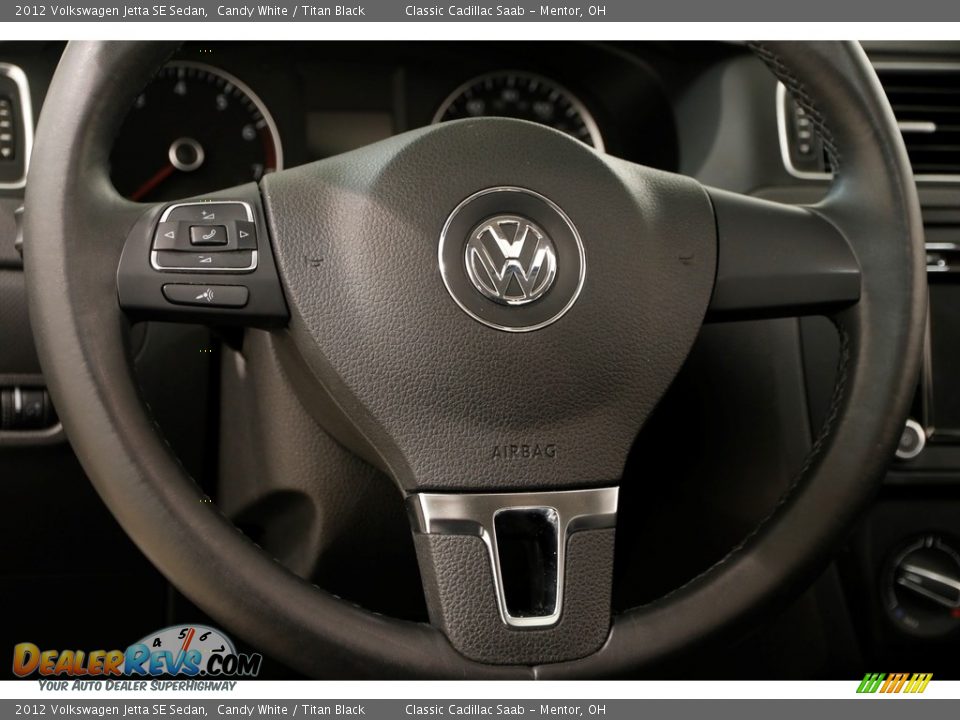2012 Volkswagen Jetta SE Sedan Candy White / Titan Black Photo #7