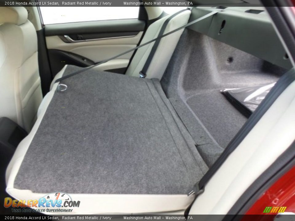 2018 Honda Accord LX Sedan Radiant Red Metallic / Ivory Photo #12