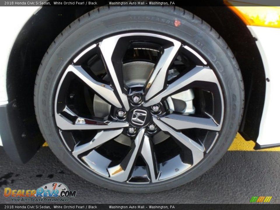 2018 Honda Civic Si Sedan White Orchid Pearl / Black Photo #4