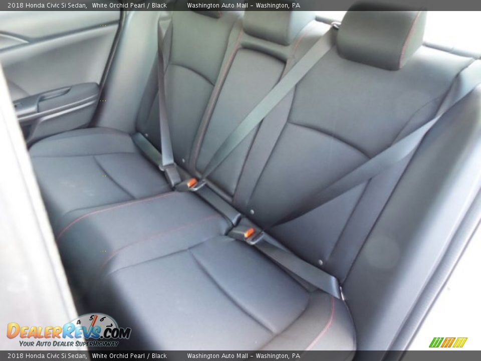 2018 Honda Civic Si Sedan White Orchid Pearl / Black Photo #10