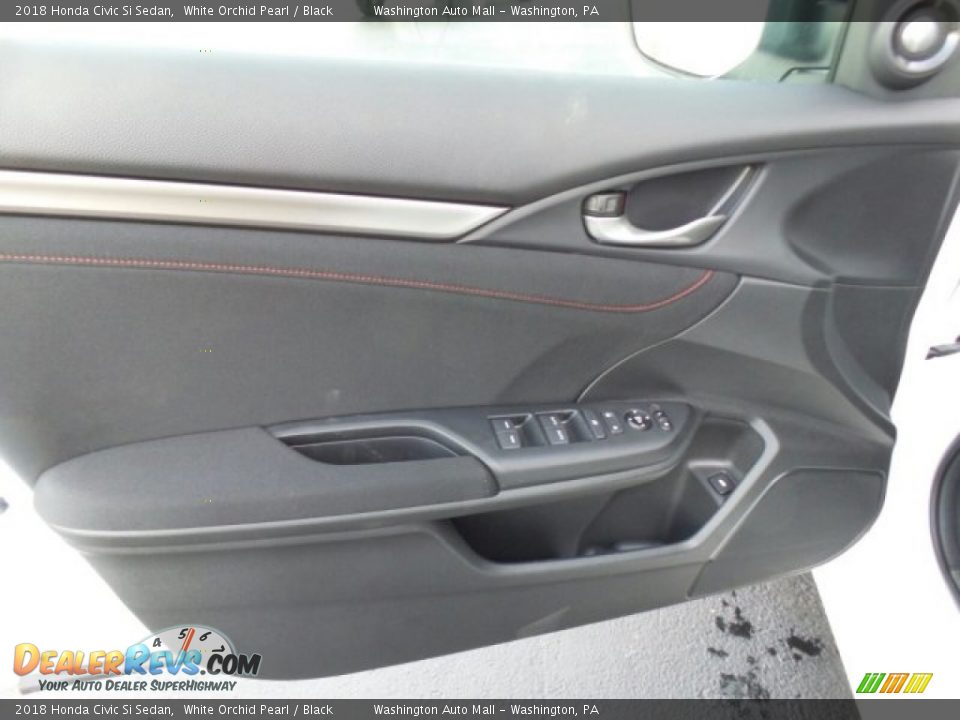2018 Honda Civic Si Sedan White Orchid Pearl / Black Photo #13