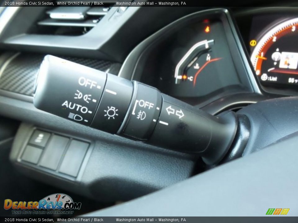 2018 Honda Civic Si Sedan White Orchid Pearl / Black Photo #22
