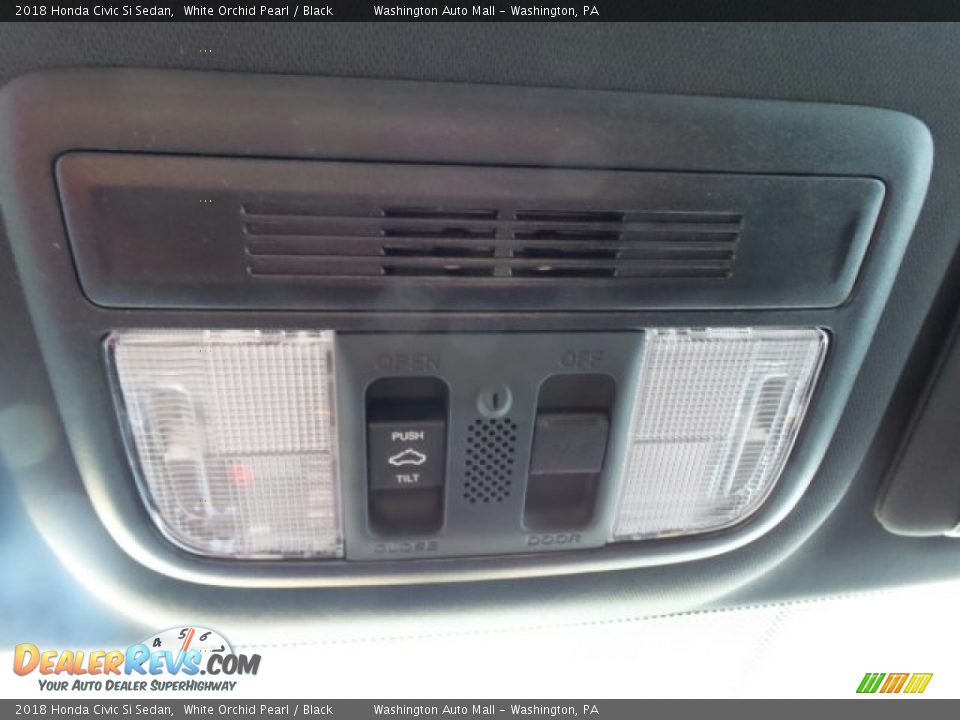 2018 Honda Civic Si Sedan White Orchid Pearl / Black Photo #30
