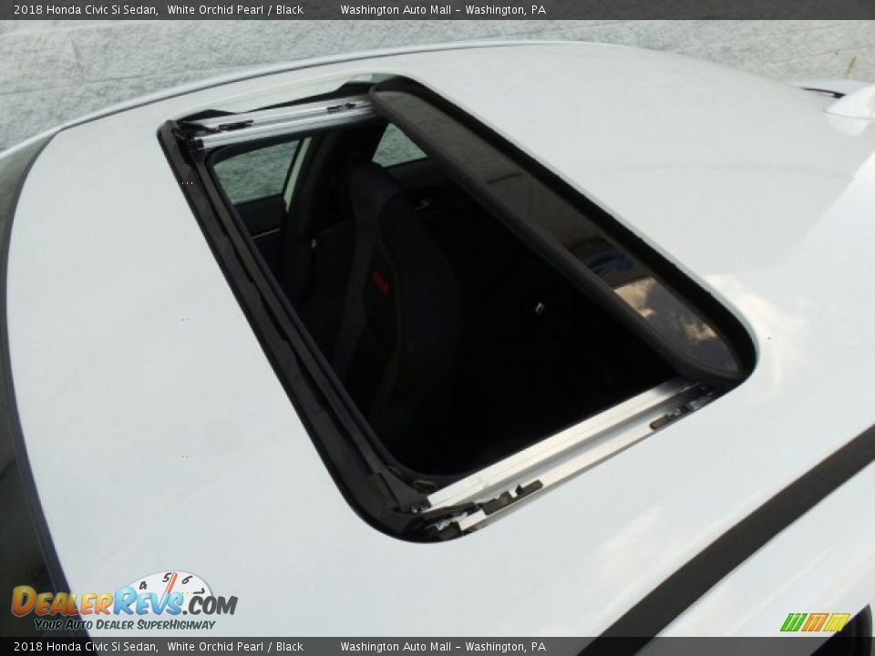 2018 Honda Civic Si Sedan White Orchid Pearl / Black Photo #31