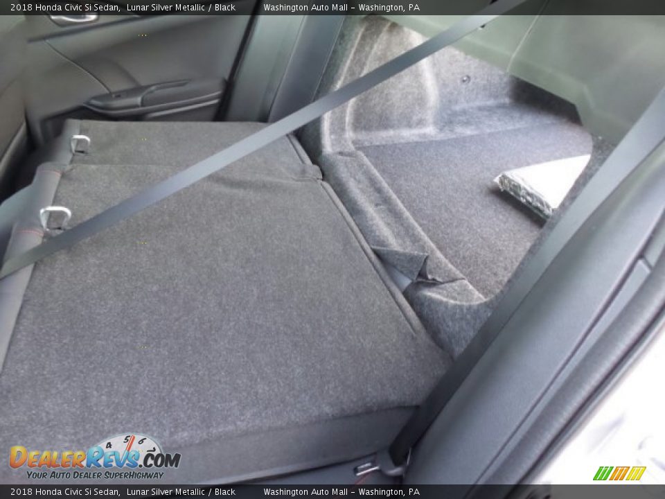 2018 Honda Civic Si Sedan Lunar Silver Metallic / Black Photo #12
