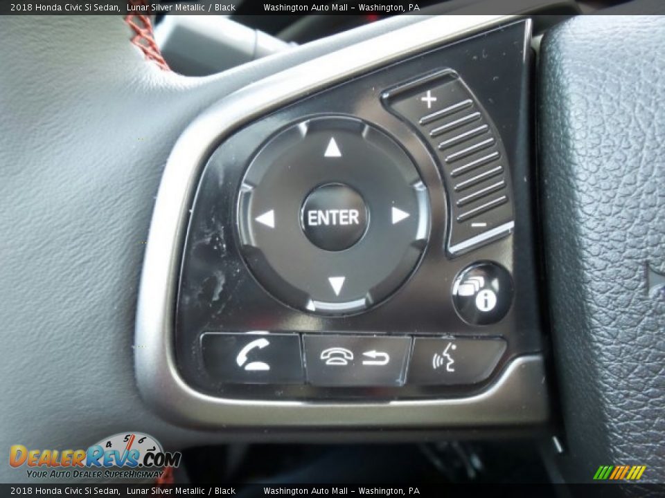 Controls of 2018 Honda Civic Si Sedan Photo #21