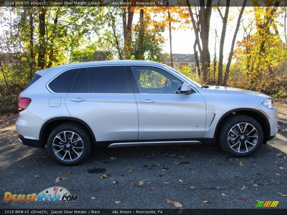 Glacier Silver Metallic 2018 BMW X5 xDrive35i Photo #2