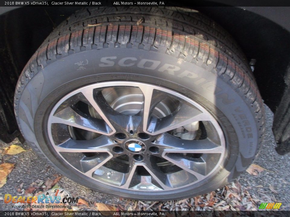 2018 BMW X5 xDrive35i Glacier Silver Metallic / Black Photo #5