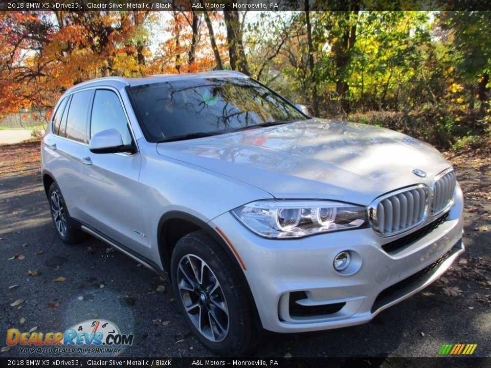 2018 BMW X5 xDrive35i Glacier Silver Metallic / Black Photo #6
