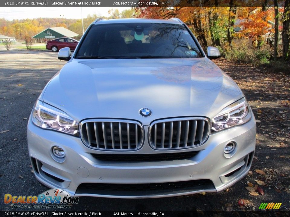2018 BMW X5 xDrive35i Glacier Silver Metallic / Black Photo #7