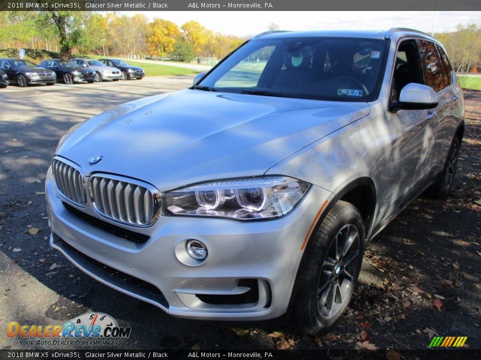 2018 BMW X5 xDrive35i Glacier Silver Metallic / Black Photo #8