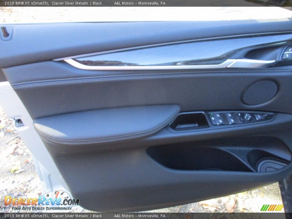 2018 BMW X5 xDrive35i Glacier Silver Metallic / Black Photo #9