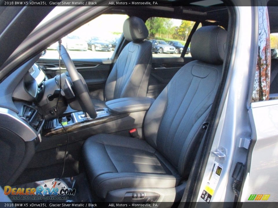 2018 BMW X5 xDrive35i Glacier Silver Metallic / Black Photo #10