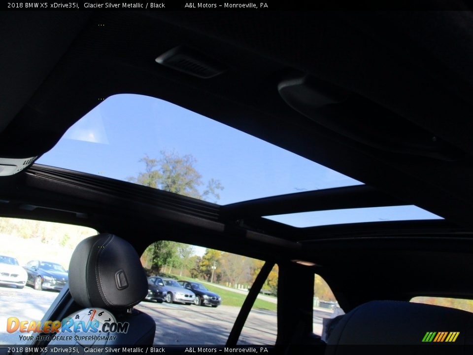 2018 BMW X5 xDrive35i Glacier Silver Metallic / Black Photo #12