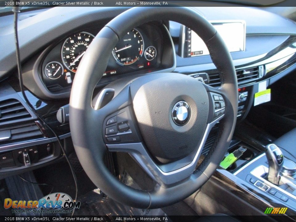 2018 BMW X5 xDrive35i Glacier Silver Metallic / Black Photo #13