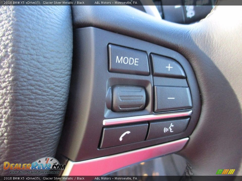 2018 BMW X5 xDrive35i Glacier Silver Metallic / Black Photo #18