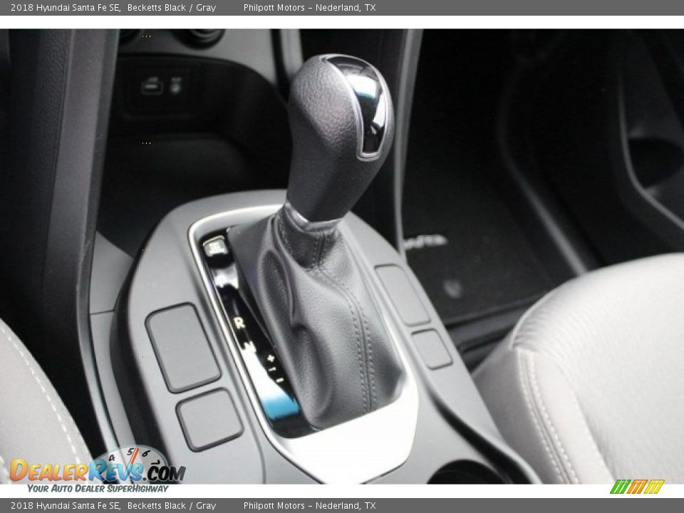 2018 Hyundai Santa Fe SE Becketts Black / Gray Photo #14