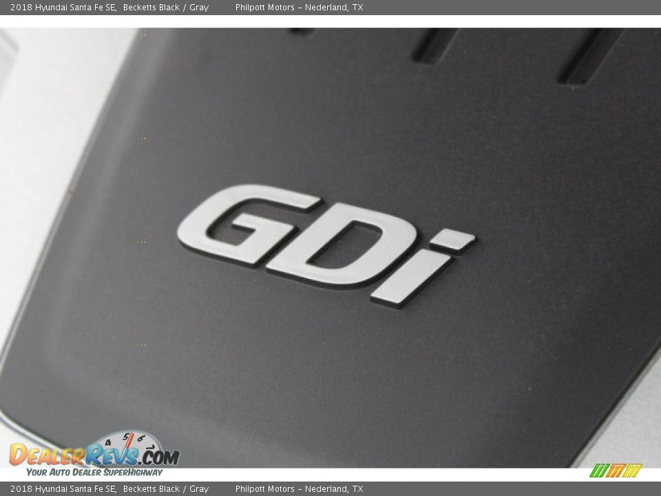 2018 Hyundai Santa Fe SE Becketts Black / Gray Photo #25
