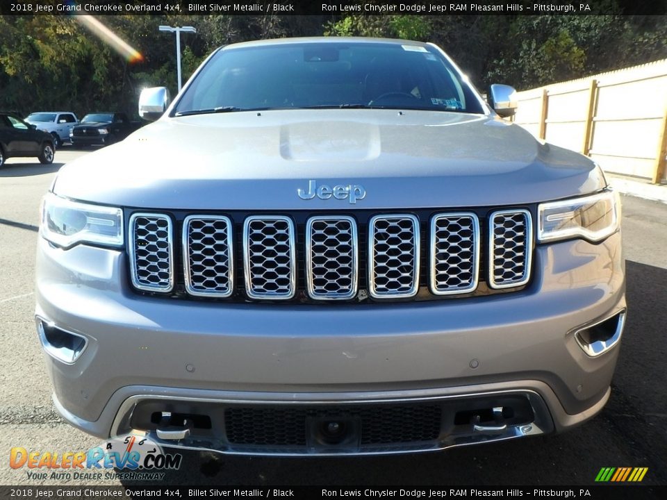 2018 Jeep Grand Cherokee Overland 4x4 Billet Silver Metallic / Black Photo #8