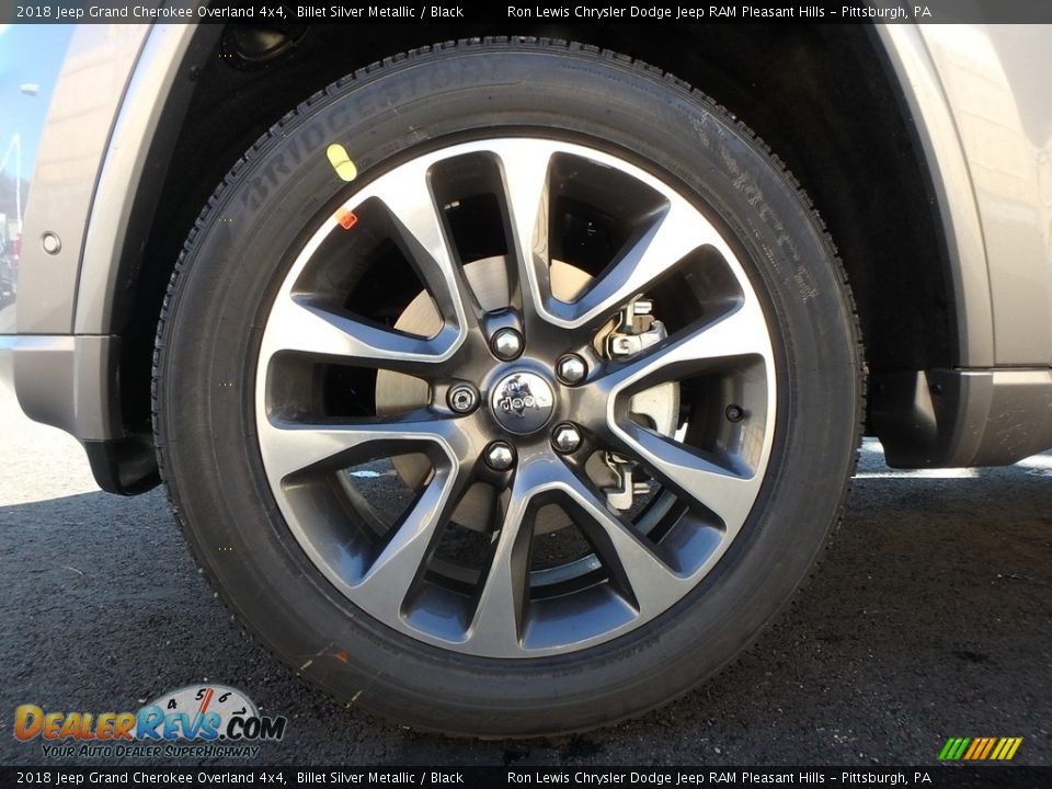 2018 Jeep Grand Cherokee Overland 4x4 Billet Silver Metallic / Black Photo #9