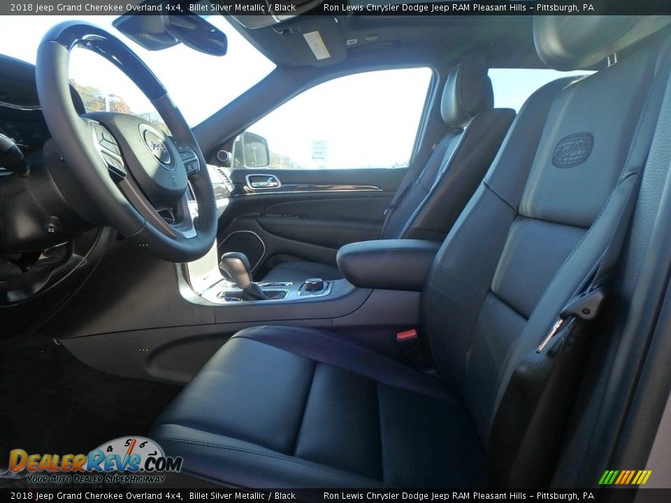 2018 Jeep Grand Cherokee Overland 4x4 Billet Silver Metallic / Black Photo #10