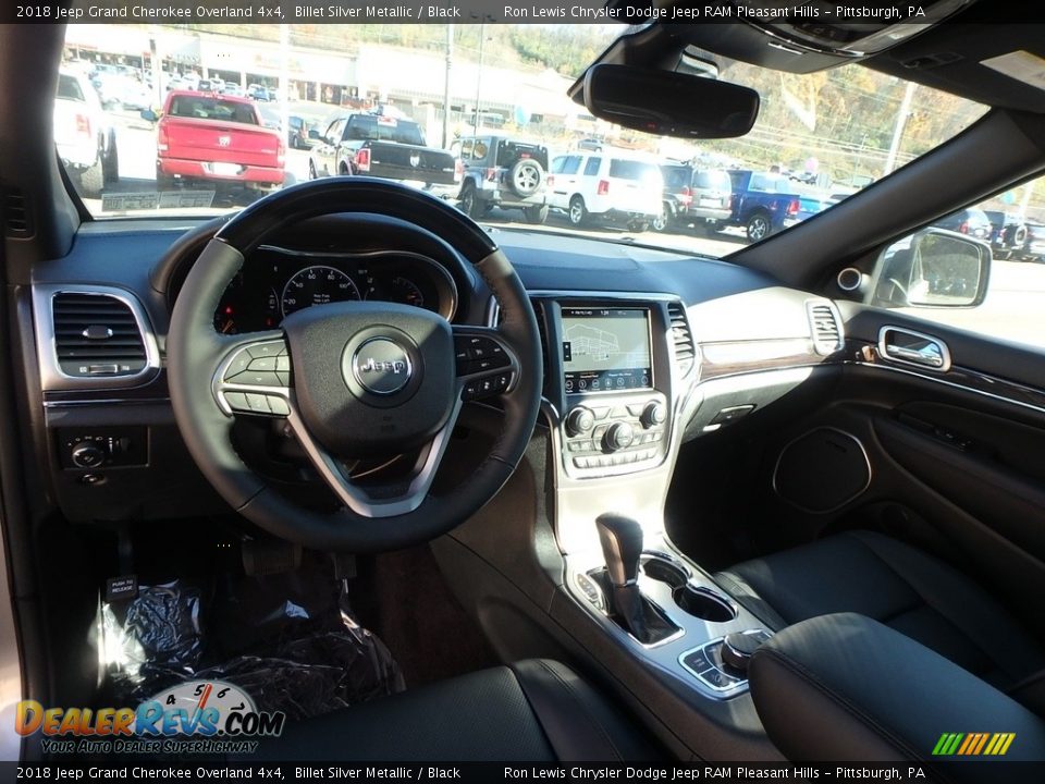 2018 Jeep Grand Cherokee Overland 4x4 Billet Silver Metallic / Black Photo #12