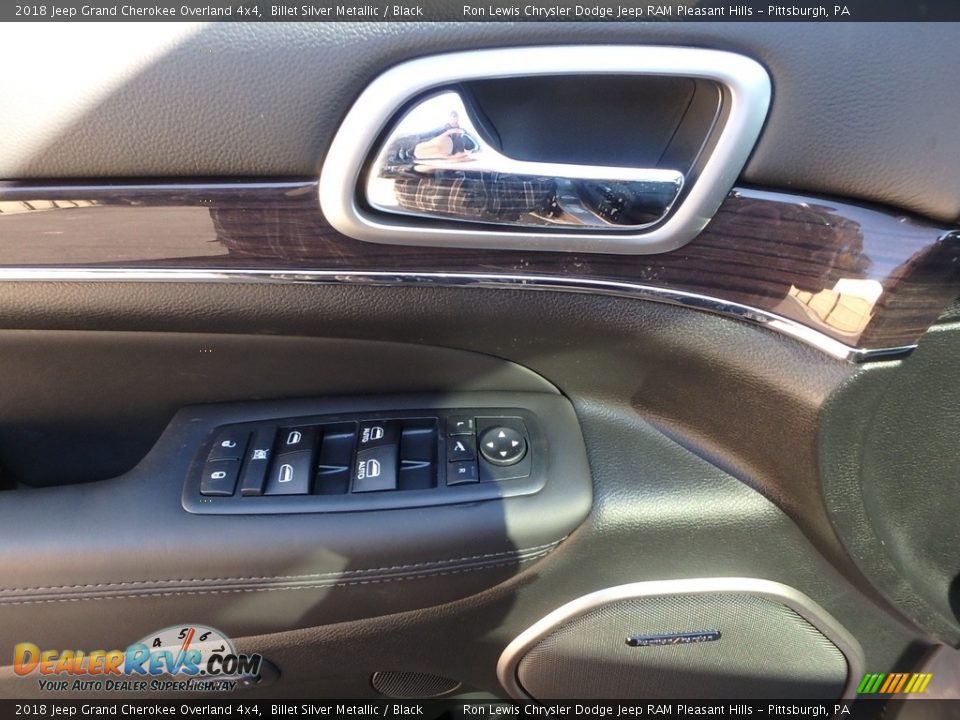 2018 Jeep Grand Cherokee Overland 4x4 Billet Silver Metallic / Black Photo #13