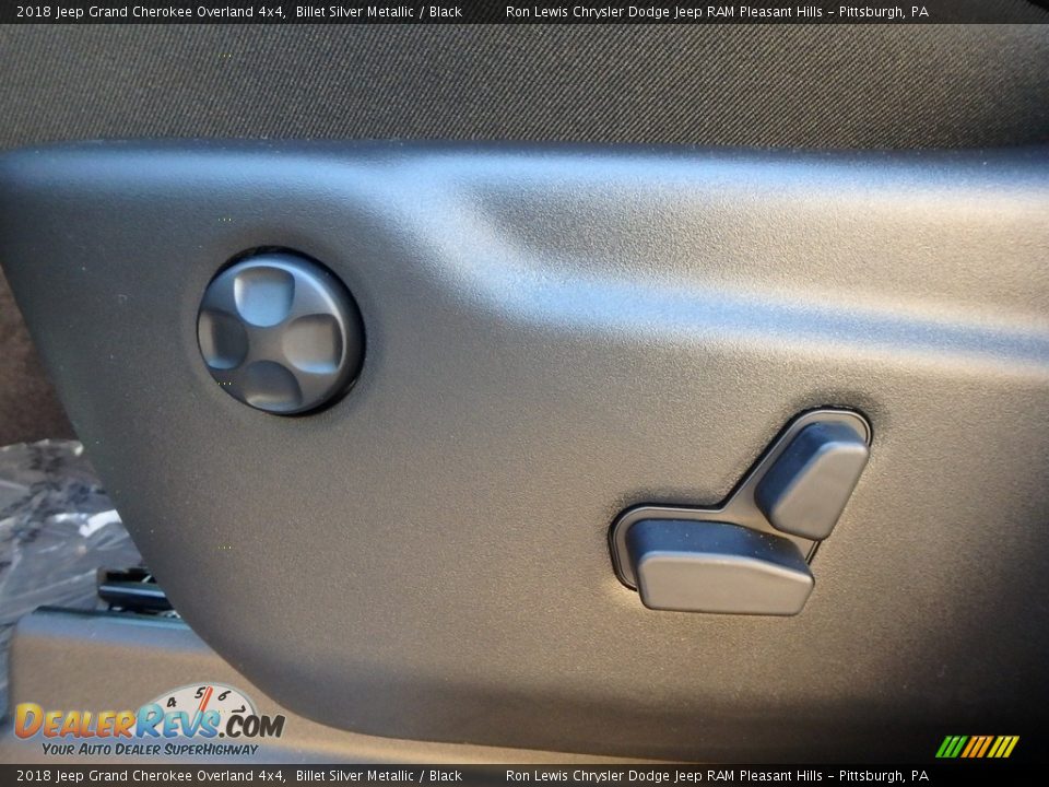 2018 Jeep Grand Cherokee Overland 4x4 Billet Silver Metallic / Black Photo #15